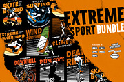 Extreme sport collection bundle, a Person Illustration by The BolzStudio (Thumbnail 1 of 7)