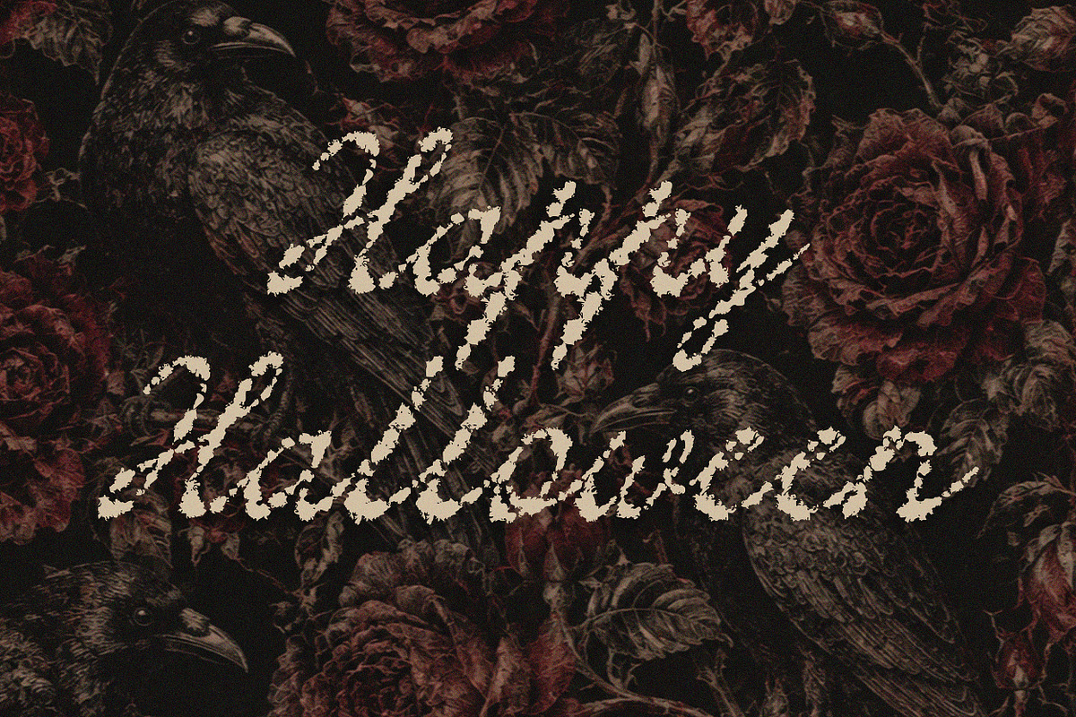 Blot Sound - Messy Ink Script Font, a Script Font by AnMark (Photo 7 of 11)