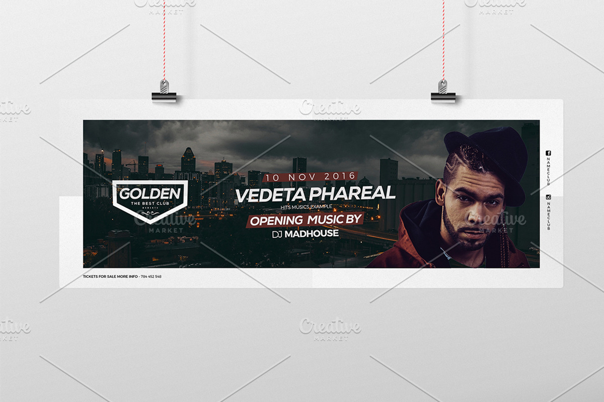 Flyer Club, a Flyer Template by lawless graphic (Photo 1 of 4)
