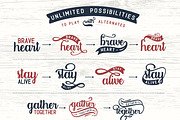 Rebetha Font DUO and extras, a Script Font by BlackCatsMedia (Thumbnail 2 of 7)