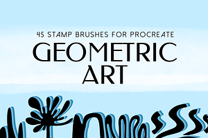 Geometric Art Stamp Brushes