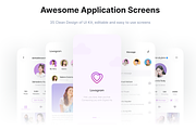 Lovagram - Social Media App UI Kit, an UI Kit Template by Korsa Agency (Thumbnail 3 of 6)