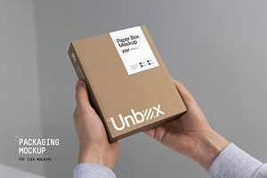 Cardboard Box Mockup