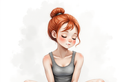 Ballerina Clipart Bundle, a Person Illustration by PLUM&FIGS (Thumbnail 12 of 13)