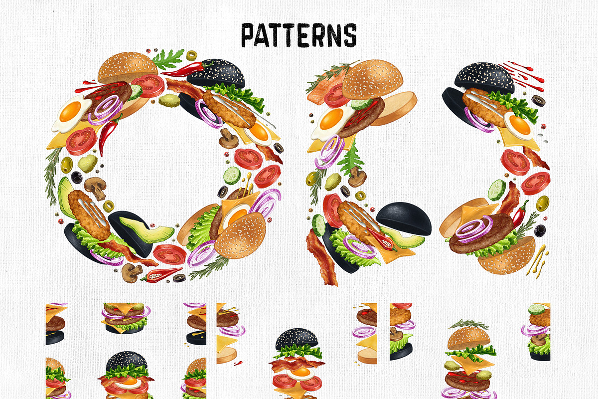 Burger Creator, a Decorative Illustration by Margo Miller (Photo 8 of 31)