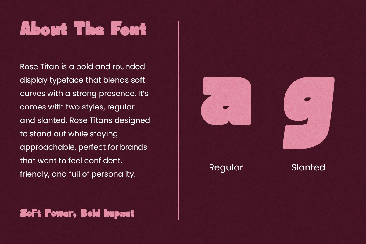 Rose Titan Bold Display Font, a Script Font by Littlehand (Photo 3 of 10)