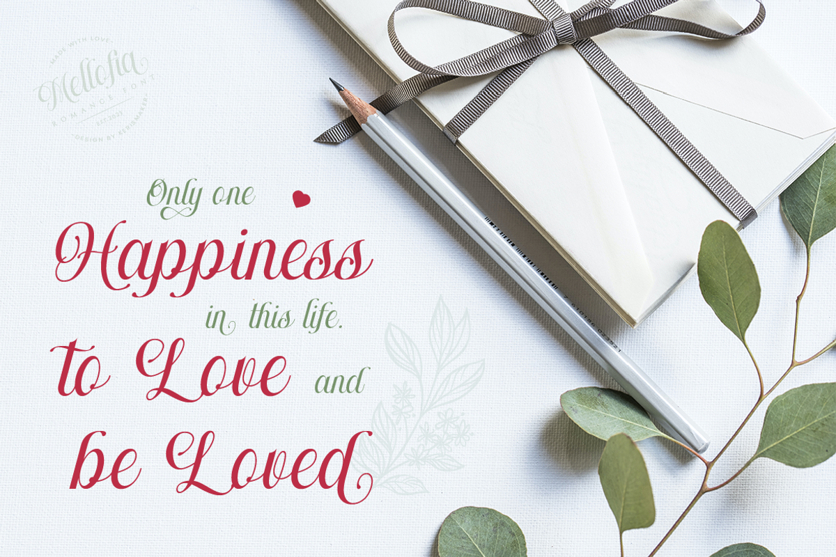 Mellofian, a Script Font by kerismaker (Photo 9 of 12)
