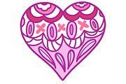Hippie & Boho Heart, Procreate Stamp, a Brush Add-On by Sense Library (Thumbnail 11 of 19)