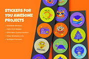 Hippie Stickers, an Emoji Icon by Brickclay (Thumbnail 2 of 9)