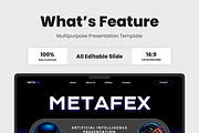 Metafex - AI Technology Keynote, a Presentation Template by SquidPixey (Thumbnail 2 of 6)