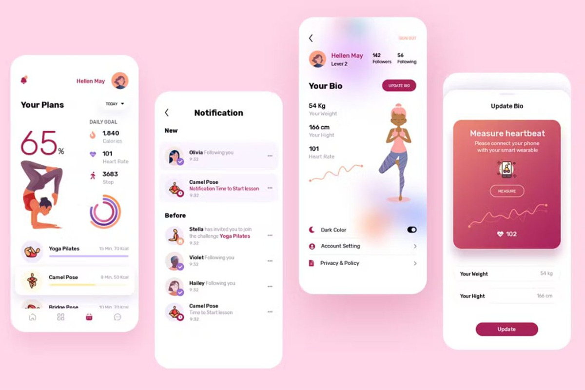 May - Yoga and Meditation Mobile App, an UI Kit Template by Lumina_ui_ux202 (Photo 5 of 10)