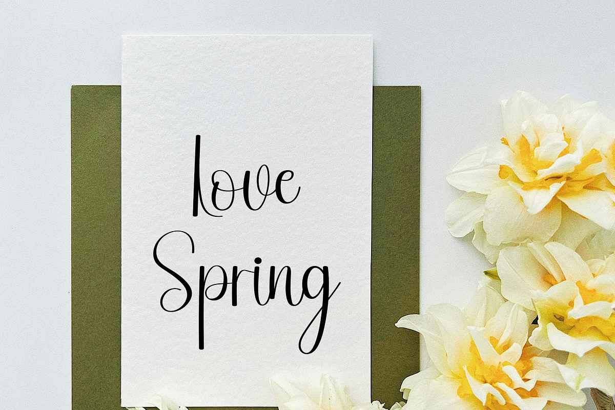 Beautiful Teacher, a Handwritten Font by InermediaSTUDIO (Photo 5 of 8)