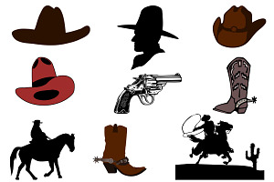 Cowboy Clipart And Vector