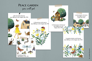 Peace Garden Clipart