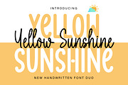 Yellow Sunshine Duo, a Font by DN Creative (Thumbnail 1 of 8)