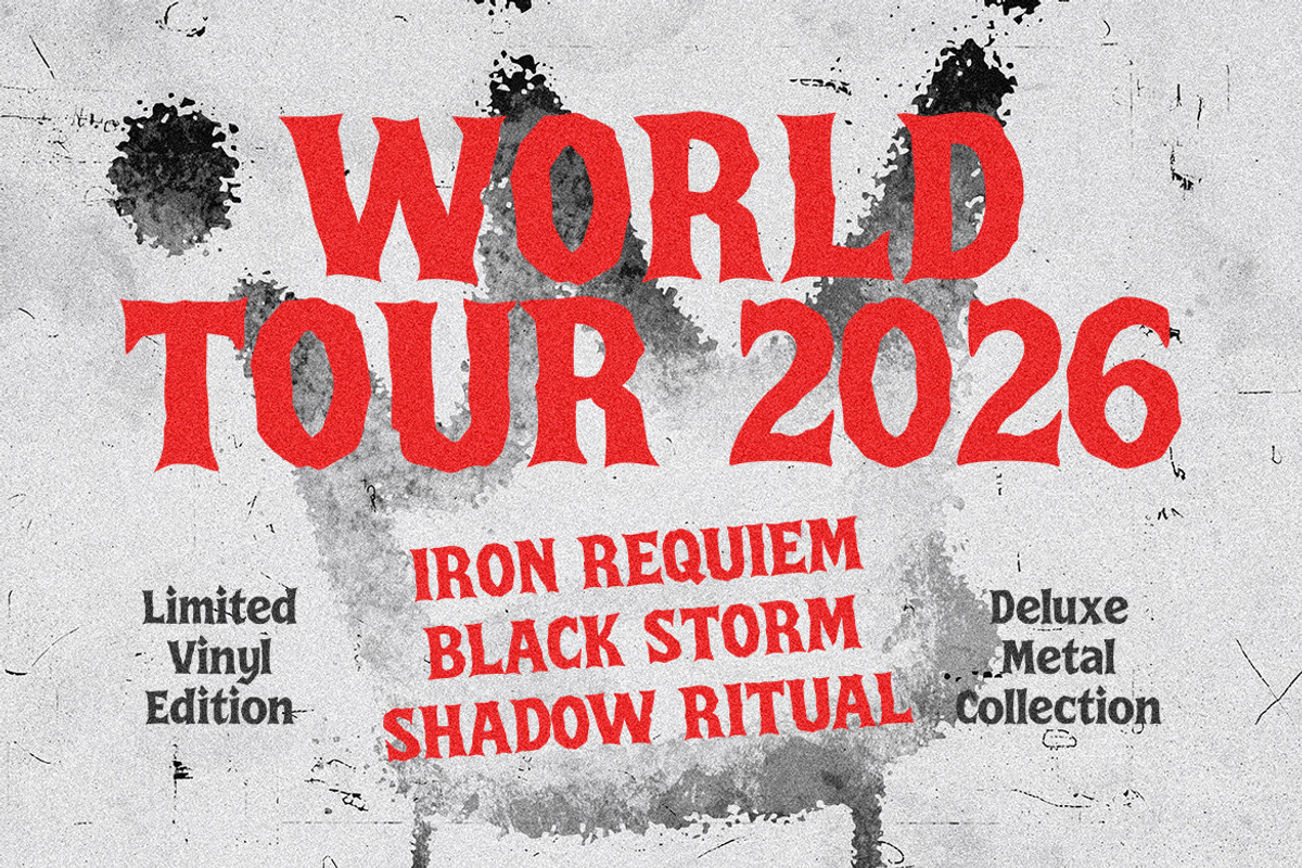Metal Heaven – Heavy Metal Font, a Serif Font by decographstud (Photo 4 of 7)