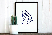 Dove Pigeon Bird Animal Flying Logo, a Branding & Logo Template by jongcreative (Thumbnail 3 of 3)