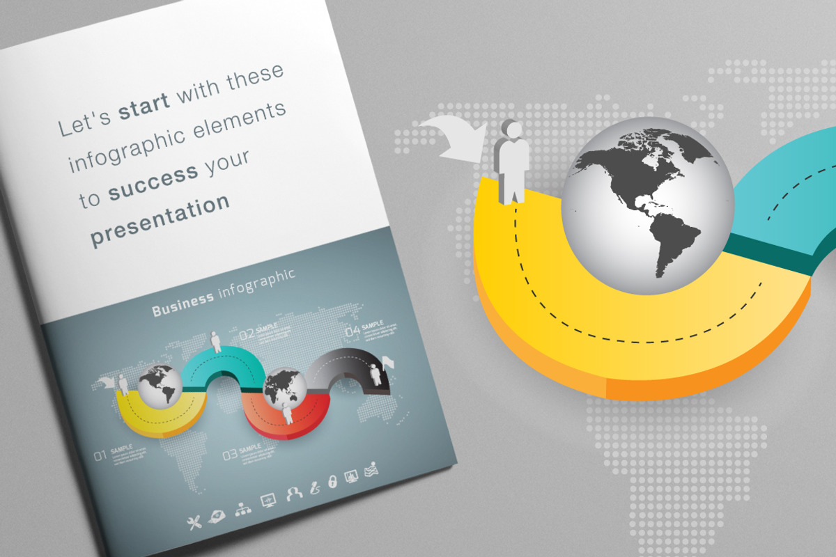 Premium Collection of Infographics, a Presentation Template by VL Shop (Photo 3 of 9)
