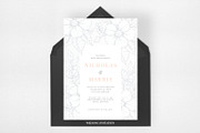 Modern Sketch Botanical Wedding Set, an Invitation Template by Azka Creative (Thumbnail 2 of 5)