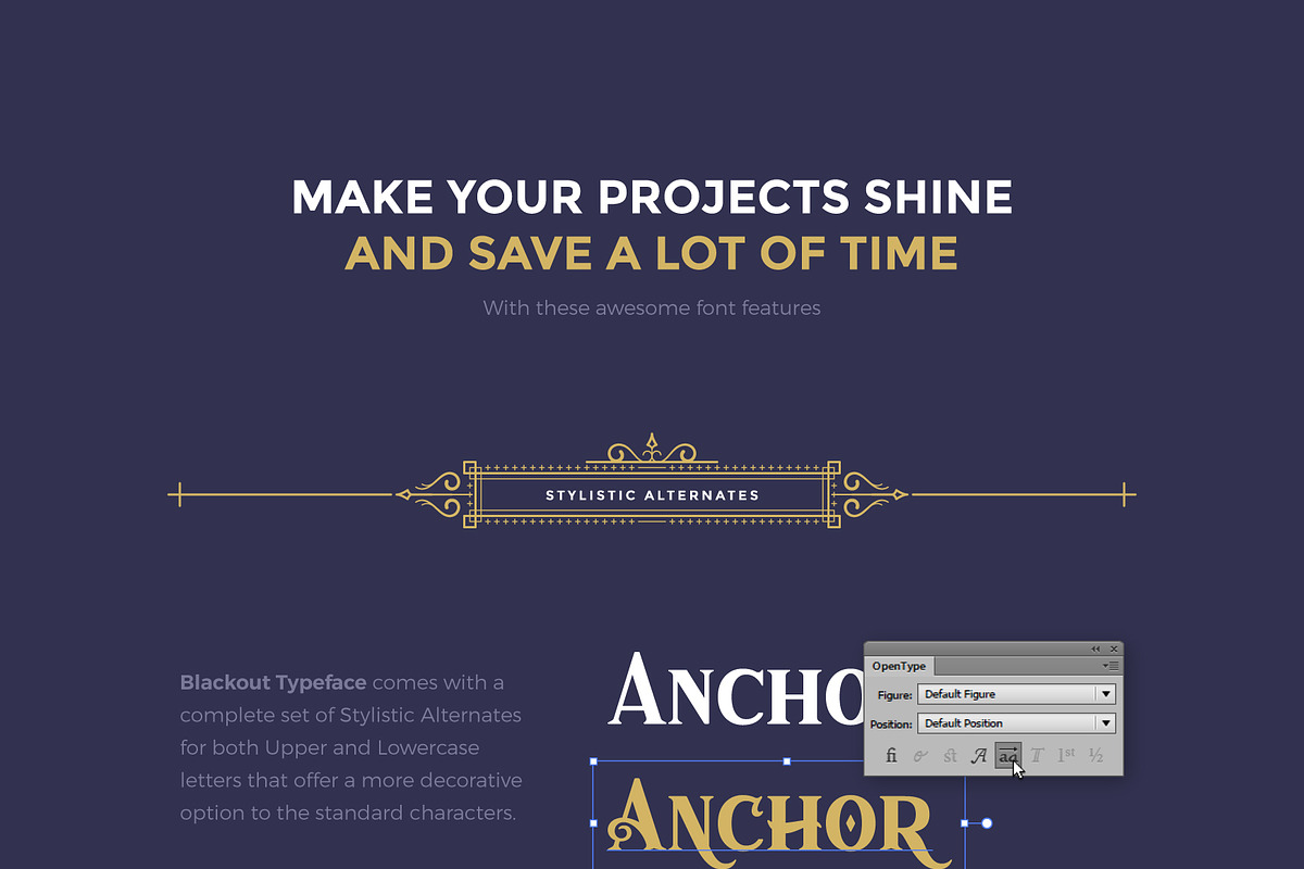 Blackout Typeface preview 2