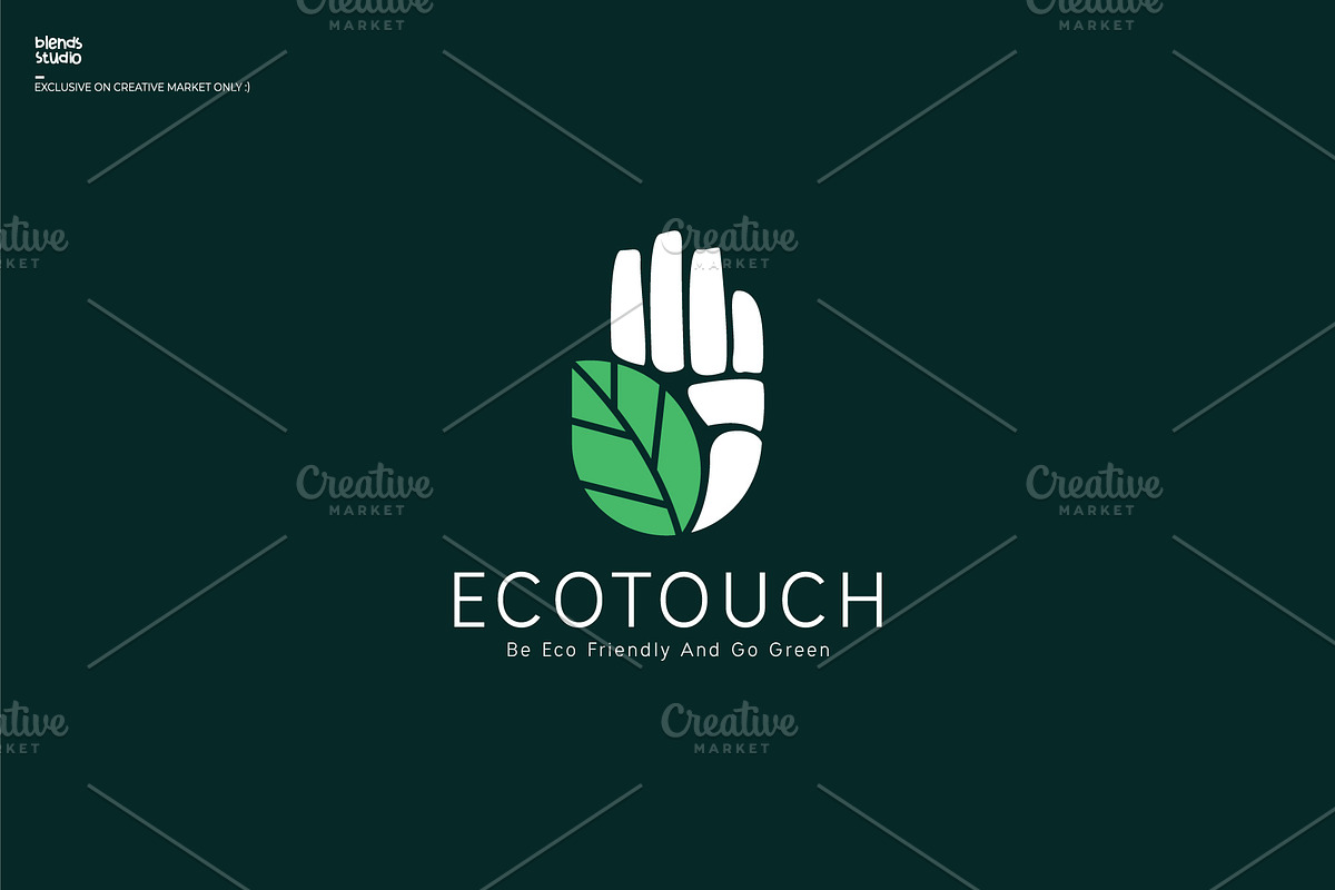 Ecotouch logo, a Branding & Logo Template by blends.studio (Photo 4 of 4)