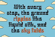 CS Deluge – Trippy Font, a Sans Serif Font by Craft Supply Co. (Thumbnail 4 of 8)