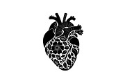 Floral Heart Silhouette Bundle, an Illustration by Designs_River (Thumbnail 16 of 31)