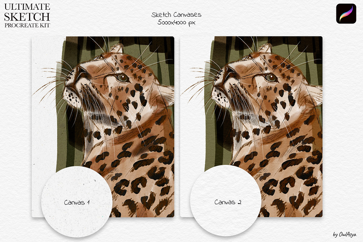 Ultimate Sketch Procreate Brushes, a Brush Add-On by owlasya (Photo 5 of 6)
