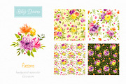 Spring flowers. Watercolor., a Decorative Illustration by Ekaterina Mikheeva (Thumbnail 6 of 8)
