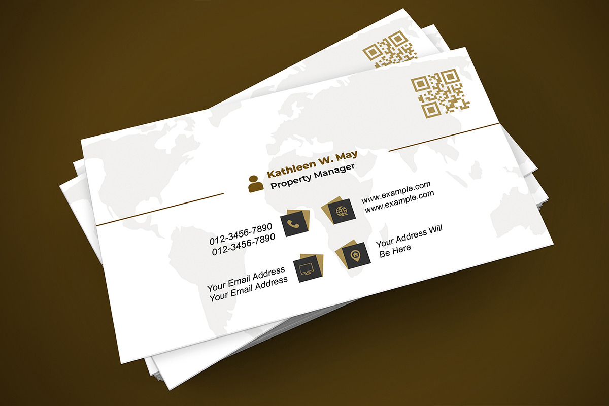 Luxe Business Card Template PSD preview 5
