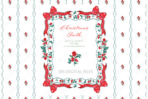 Christmas Clipart DIY FOLK, an Illustration by LABFcreations