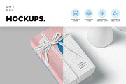 Gift Box Mockup, a Packaging Mockup by megostudi0 (Thumbnail 4 of 11)
