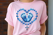 Baby Boy Baptism Watercolor Clipart', an Illustration by RobertsArt (Thumbnail 5 of 7)