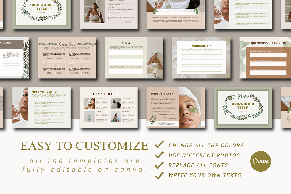 WORKBOOK CANVA TEMPLATE, a Print Template by The Little Lily Studio (Photo 5 of 5)