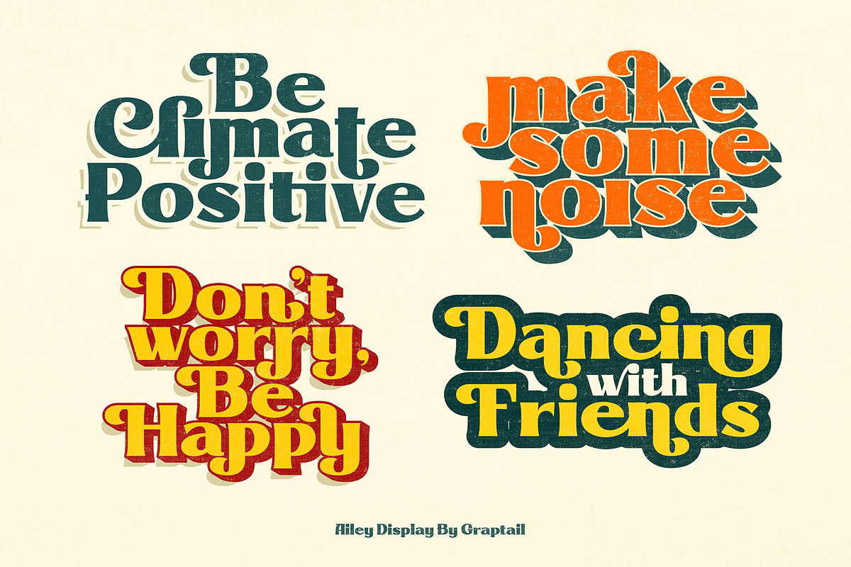 Ailey Display, a Serif Font by Graptail (Photo 12 of 16)