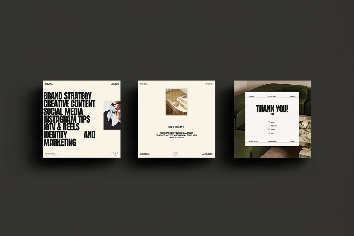 Social Media Branding Coach Posts, a Social Media Template by Moscovita Studio (Photo 29 of 43)