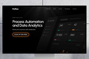 Proflow - SaaS Framer Template, a Landing Page Template by laaqiq