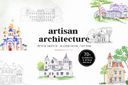Watercolor Whole Shop Bundle, an Illustration by Kaya Fonts (Thumbnail 7 of 19)