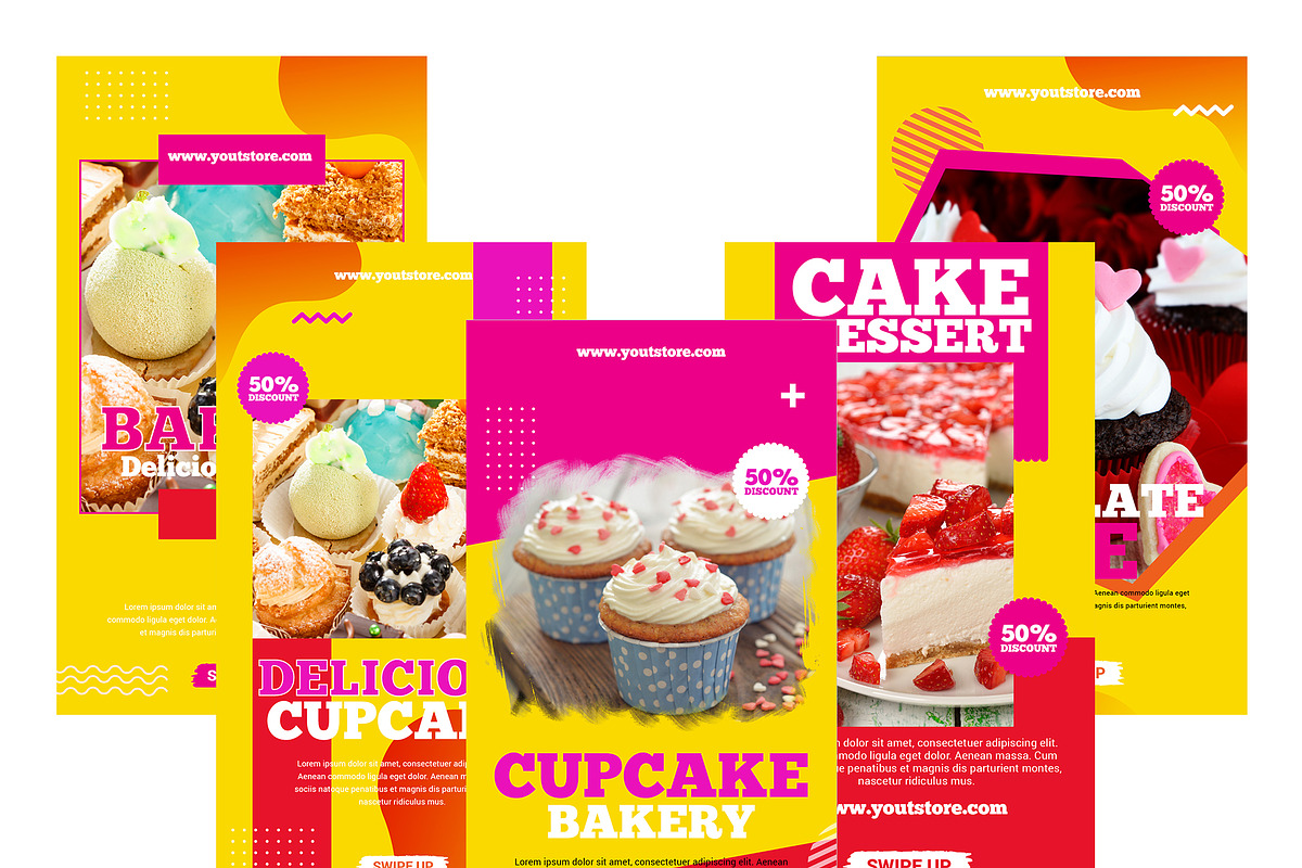Food Instagram Story Canva Template, a Social Media Template by DreamColor (Photo 4 of 5)