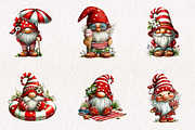 Watercolor Beach Gnome Clipart, an Illustration by CreationArt (Thumbnail 5 of 7)