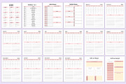 2025 Self Care & Wellness Planner, a Stationery Template by Shumaya (Thumbnail 2 of 7)