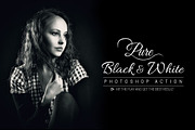 Pure Black and White, an Action Add-On by Briell Design (Thumbnail 1 of 14)