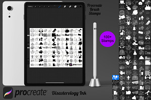 Mountain Range Set 2 Procreate Brush