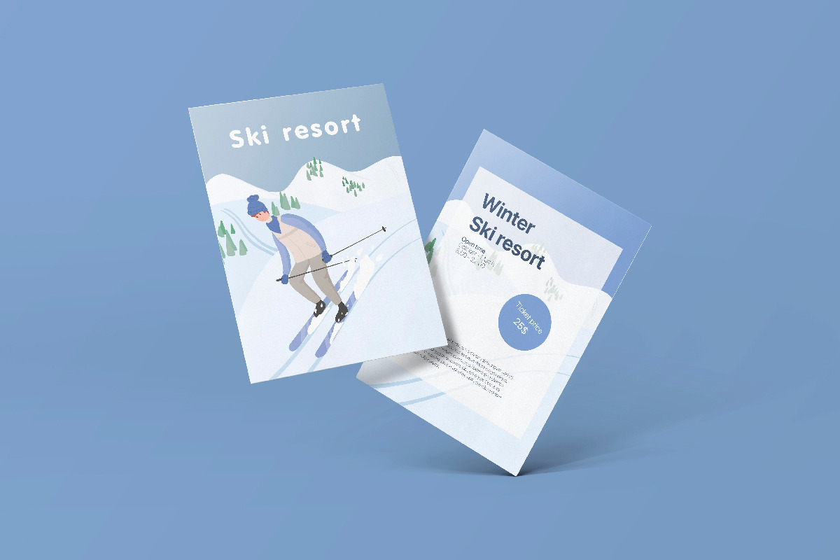 Winter sport people characters, a Person Illustration by Thkatefox (Photo 5 of 7)