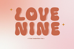 Love nine font