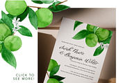 Juicy Watercolor Lime Set, an Illustration by One and Only Paper (Thumbnail 5 of 6)