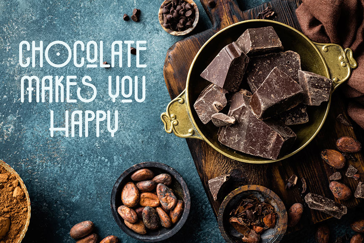 The chocolate type (logo bonus) preview 5
