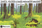 Nature Procreate Brushset, a Brush Add-On by ArtbyHien (Thumbnail 1 of 5)