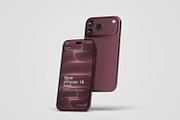 iPhone 18 Pro PSD Mockup, an iPhone Mockup by getproject (Thumbnail 4 of 6)