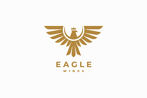 Eagle Wings Logo Template, a Branding & Logo Template by yopie